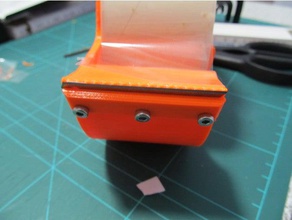 50mm packing tape dispenser blade holder diy dhl post tesafilm 3d print model - Mito3D