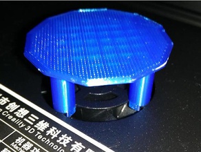 creality ender 3 &ldquoflue hat&rdquo estilo de la tapa del ventilador 3d impresora partes conducto 3d print model - Mito3D