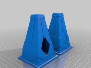 terra perdida postes 3d impressão 3d print model - Mito3D