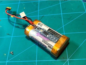 2s 18650 tampões de extremidade rc veículos bateria caso 3d print model - Mito3D