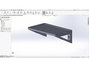 base di montaggio a parete hobby 3d print model - Mito3D