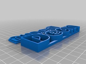 dean testo del coperchio della scatola i contenitori personalizzato 3d print model - Mito3D