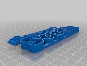 sarah testo del coperchio della scatola i contenitori personalizzato 3d print model - Mito3D