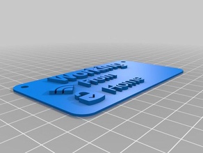 my customized wi-fi sign andrew decor 3d print model - Mito3D