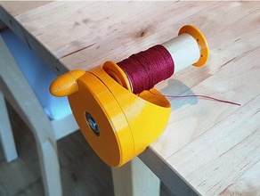 spinners weasel hand tools filament spool gear reduction inkle loom nsfw winder yarn making 3d print model - Mito3D