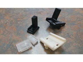 gaveta de slides suporte traseiro substituição partes casa banho gabinete importação cozinha 3d print model - Mito3D