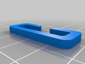 ortlieb pannier belt c-ring 3d print model - Mito3D
