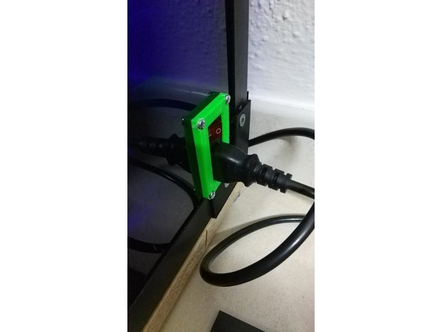 ca powerconnector titulaire de protection 3d les imprimantes prise courant isolation 3D print model - Mito3D