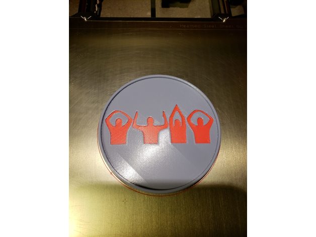 o-h-i-o coaster ohio state sport all'aperto calcio ncaa osu 3D print model - Mito3D