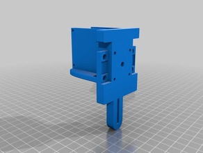 hypercube evolution standard head dual fan 3d printer parts duct 3d print model - Mito3D
