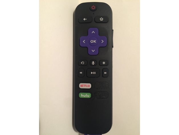 roku stick remote button replacement blanks parts control 3D print model - Mito3D