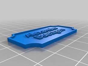 alexander decoração personalizado 3d print model - Mito3D
