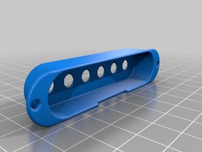 stratocaster guitarra strat de recogida la cubierta música fender una sola bobina 3d print model - Mito3D
