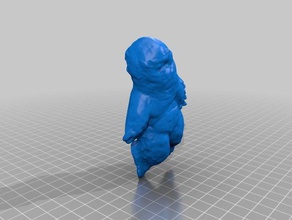 halb-menschlichen Kind Skulpturen baby hybrid 3d print model - Mito3D