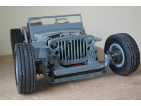 ossum rc jeep rat rod tren de laminación kit 2 velocidades la caja engranajes vehículos hot willys nsfw ossumjeep ratrod rc4wd coche 3d print model - Mito3D