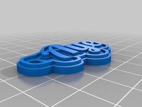 aye keychains customized 3d print model - Mito3D