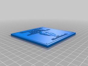 alfred hitchcock plaque des signes les logos la coutume de devis citations 3d print model - Mito3D