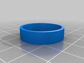 smooth fidget ring size 9 rings customized 3d print model - Mito3D