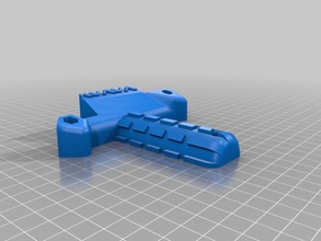 nerf roughcut 2x4 vertical pump grip sport outdoors 3d print model - Mito3D