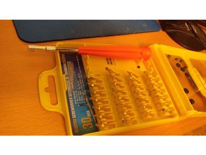 4mm hex screwdriver set replacement handle tools 3d print model - Mito3D