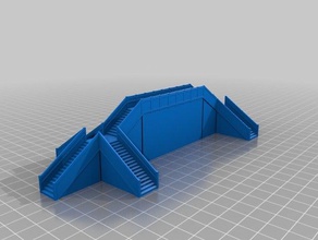 meine angepasste Skala Steg 70 span main Gebäude Strukturen 3d print model - Mito3D
