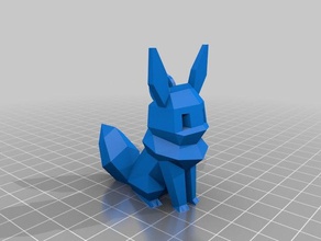 eve pokemon Schlüsselanhänger Evoli 3d print model - Mito3D