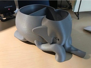 elefante in ginocchio sgocciolatoio posate cucina pranzo nsfw 3d print model - Mito3D