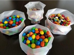 candy dish set containers bowl snack 3d print model - Mito3D
