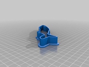 cookie cutter squalo mio personalizzati customizer cucina pranzo 3d print model - Mito3D