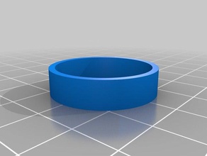 band fidget anello di dimensioni 95 anelli personalizzato 3d print model - Mito3D