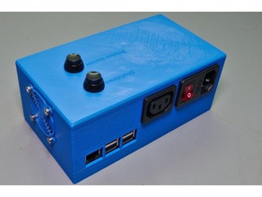 octoprint control box 3d printer accessories 3dprinter octopi power supply ssr 3d print model - Mito3D