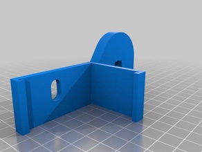 yan mount universal makara tutucu 3d yazıcı parçalar anycubic i3 mega iyileştirme 3d print model - Mito3D