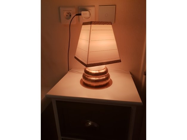 lampe e27 e14 décor de chevet ampoule led la lumière luminaire 3D print model - Mito3D