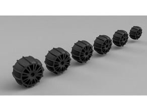 gaslands sand water wheels toys games hotwheels tire tires 3d print model - Mito3D