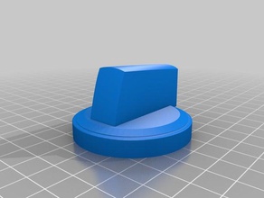 whirlpool stove knob replacement parts 3d print model - Mito3D