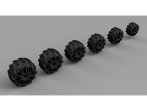 gaslands mud rocks wheels toys games buggy car hotwheels tire tires 3d print model - Mito3D