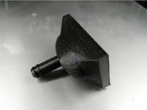 ventilador sem escova fã adaptador de tubo 12mm fumos abs extractor 3d a impressora os acessórios 3d print model - Mito3D