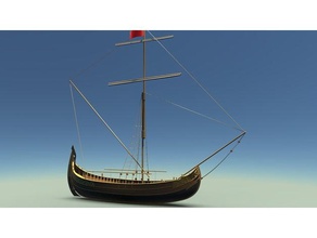 coastaltradeship i veicoli la barca storico ottomano a vela 3d print model - Mito3D