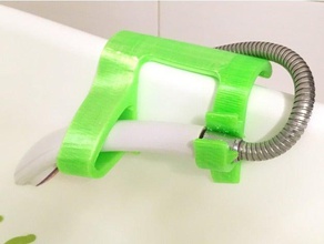 shower clamp plastic bathtub-helping hand tpu bathroom accessories 3d print model - Mito3D