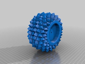 rc araba wheelmonster kamyon tekerlek hexabox oyuncaklar oyunlar 3d print model - Mito3D