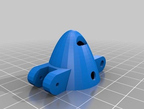 la proposición adaptador de 2 mm del eje plegado 3d impresión 3d print model - Mito3D