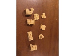 teotihuacan atualização peças brinquedos jogos boardgame componentes teotihaucan 3d print model - Mito3D