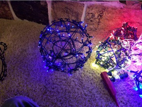 grande bola de luz feriado natal decoração decorações férias do 3d print model - Mito3D