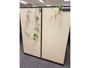 di forma cubica vite gancio piante all'aperto giardino cubo ufficio fioriera 3d print model - Mito3D