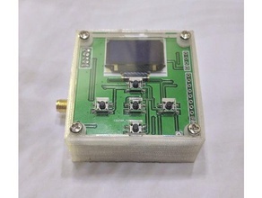 fond de cas oled rf power meter power8000 l'électronique ad8318 3d print model - Mito3D