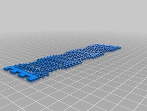 mi personalizados chainlink pulsera joyería 3d print model - Mito3D
