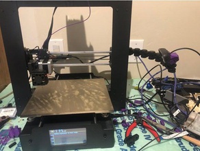 articulating raspberry pi camera mount remix mp maker select plus 3d printer accessories makerselectplus wanhao duplicator i3 3d print model - Mito3D
