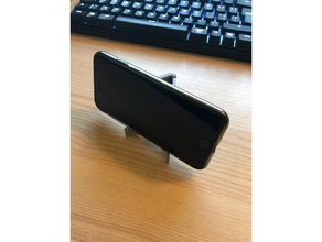 collapsible phone stand mobile 3d print model - Mito3D
