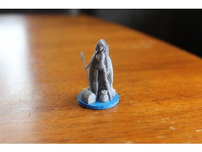 clank weibliche Spieler Spiele Brettspiel Figur Mensch mage - Ersatz theif Schatz 3d print model - Mito3D