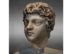 portre caracalla scans replicas 3dprint 3dprintable 3dprinter 3dprinting 3dscan 3dscanner 3dscanning boy bust carved child emperor empire face head man marble prince roman sculpture son sony statue 3d print model - Mito3D